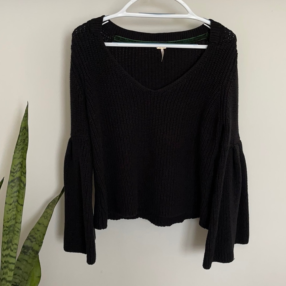 Free People Bell Sleeve Sweater
